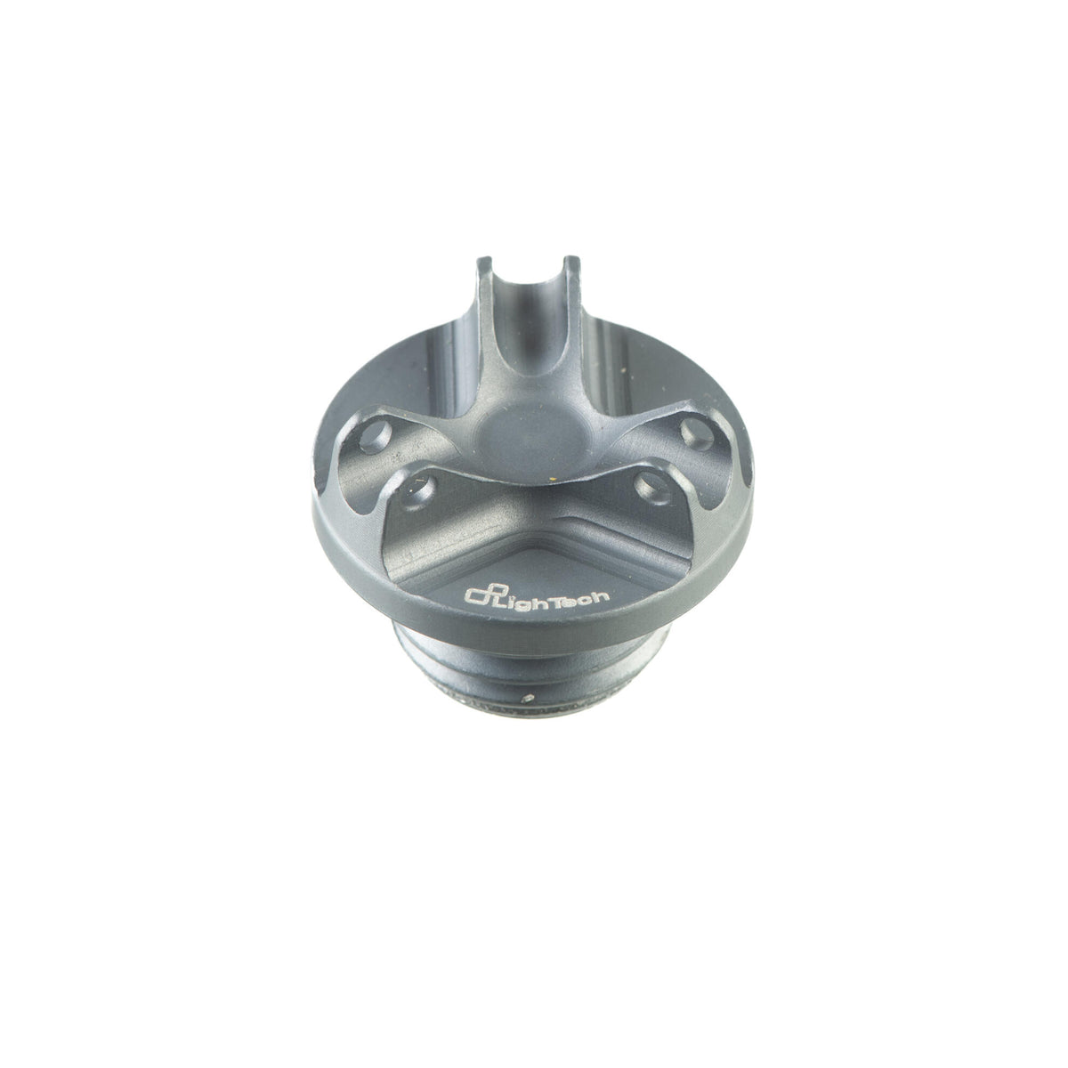 TAPPO OLIO IN ERGAL CNC M20X2,5 LIGHTECH COMPATIBILE PER DUCATI PANIGALE 1299 2015 > 2017 SINGOLO GRIGIO OIL111GRI