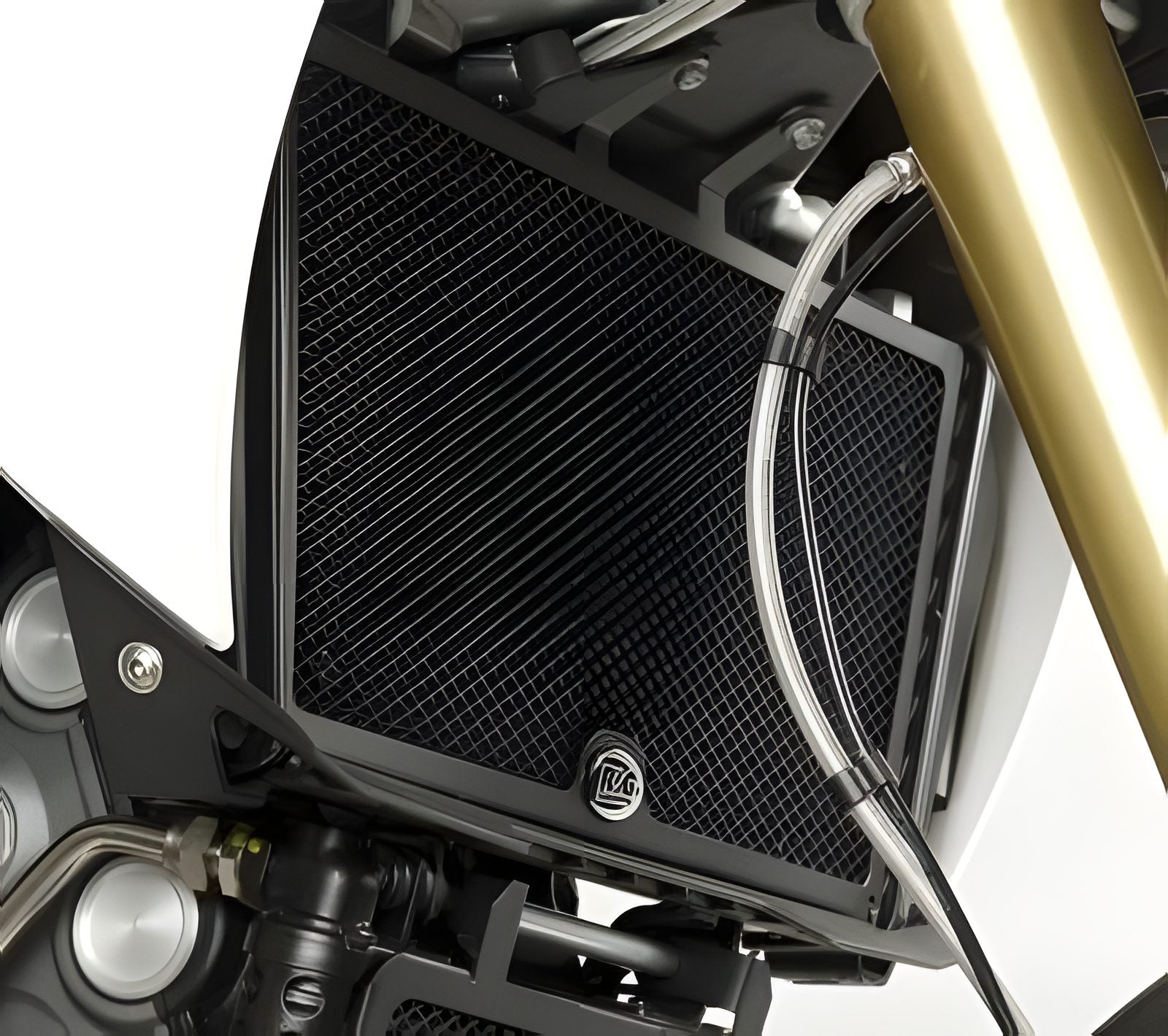 PROTEZIONE RADIATORE ALLUMINIO R&G PER APRILIA DORSODURO 1200 2011 > 2015 0107BK