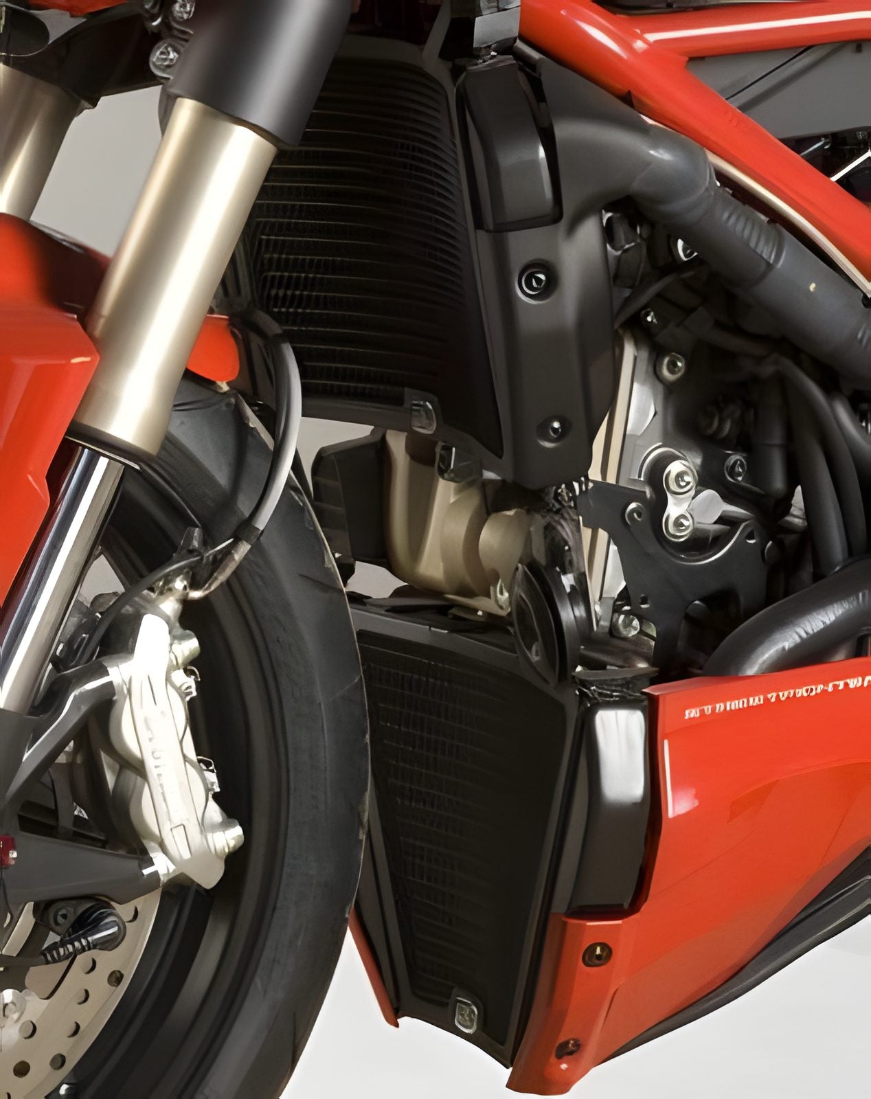 PROTEZIONE RADIATORE COPPIA R&G PER DUCATI 848 STREETFIGHTER 2012 > 2015 NERO