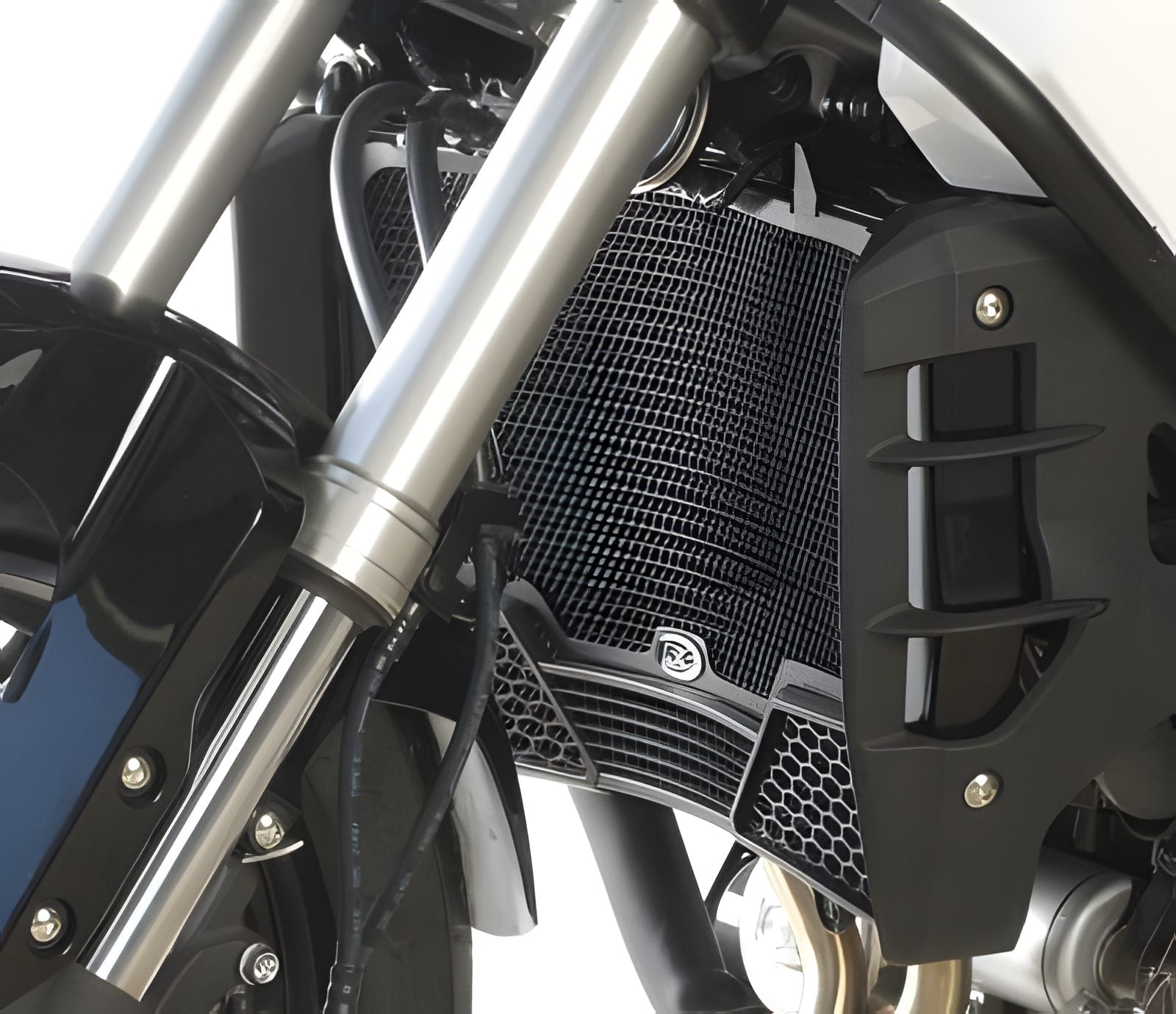PROTEZIONE RADIATORE ALLUMINIO R&G PER HONDA CROSSTOURER 2012 > 2015 NERO 0122BK