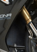 PROTEZIONE RADIATORE ALLUMINIO R&G PER TRIUMPH DAYTONA 675 2013 > 2016 NERO