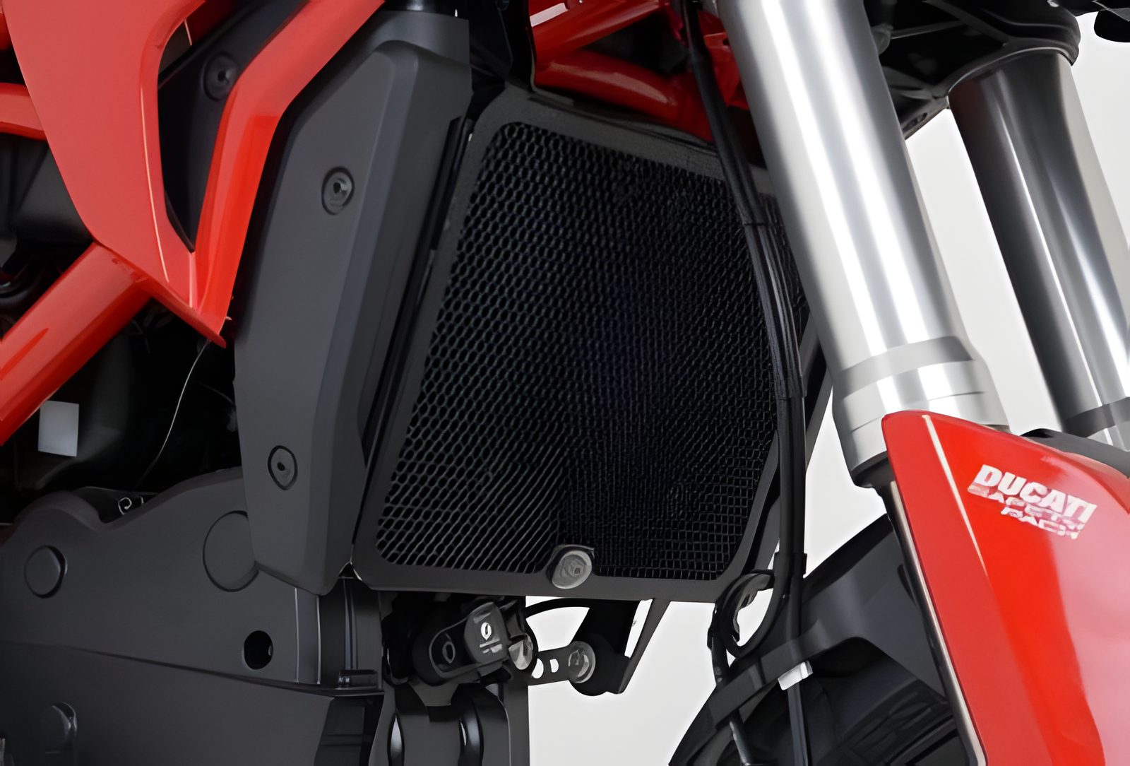 PROTEZIONE RADIATORE ACQUA R&G PER DUCATI HYPERSTRADA 821 2013 > 2014 TITANIO