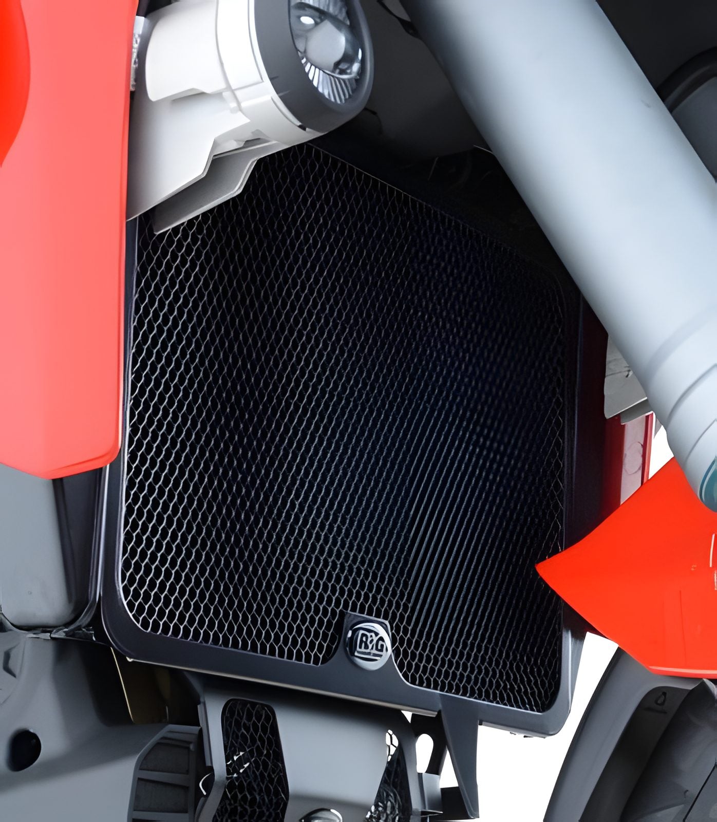 RETINA RADIATORE R&G PER DUCATI MULTISTRADA 1200 GRAN TURISMO 2013 > 2015 NERO