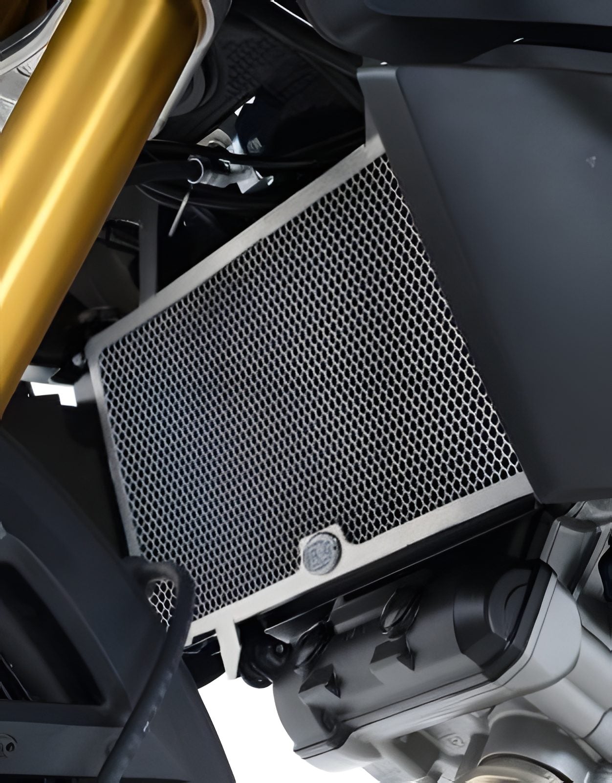 PROTEZIONE RADIATORE ACQUA R&G PER SUZUKI DL 1000 XT V-STROM 2017 > 2020 NERO