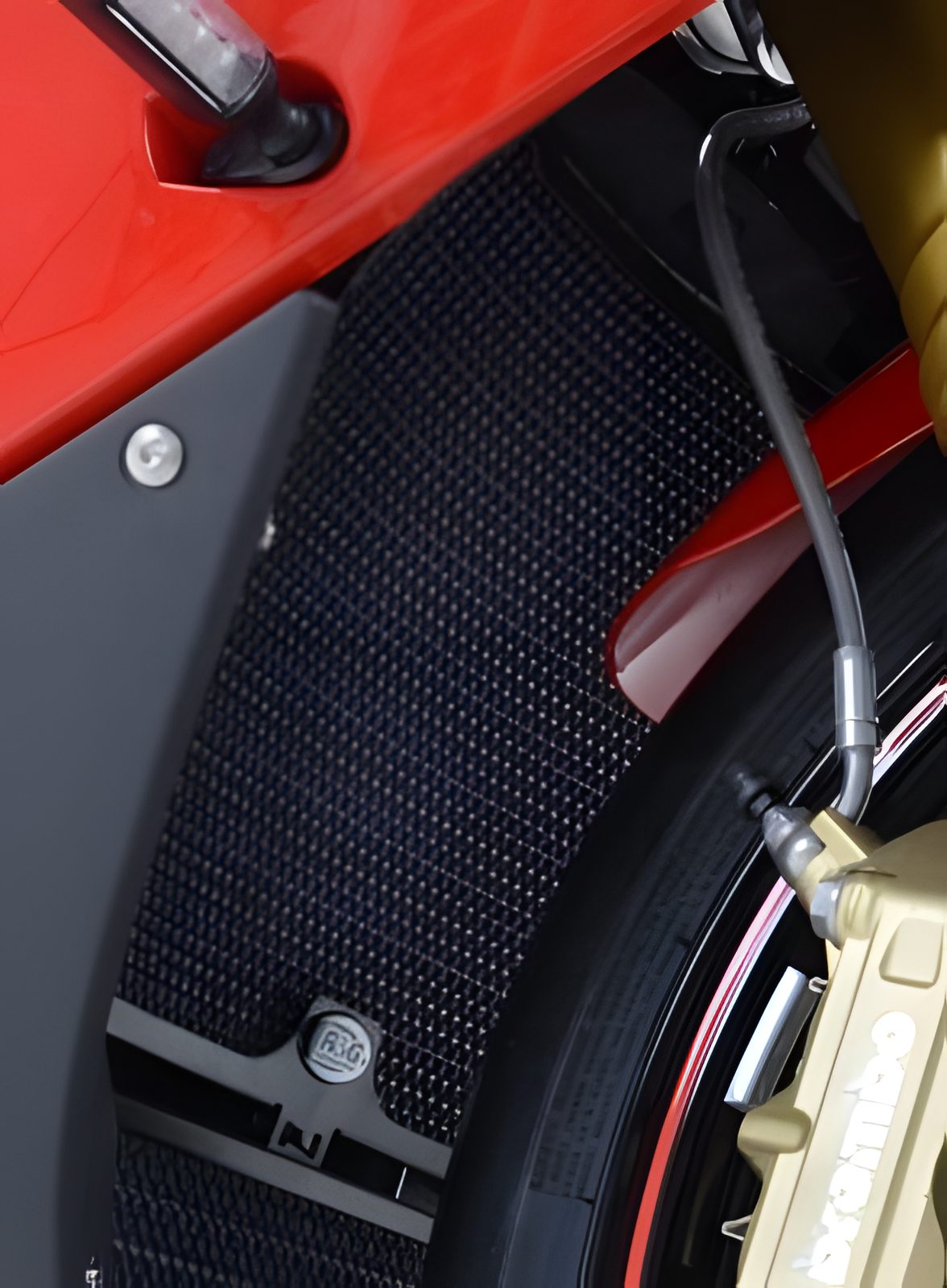 PROTEZIONE RADIATORE ACQUA TITANIO R&G PER BMW S 1000 RR 2015 > 2018 TITANIO