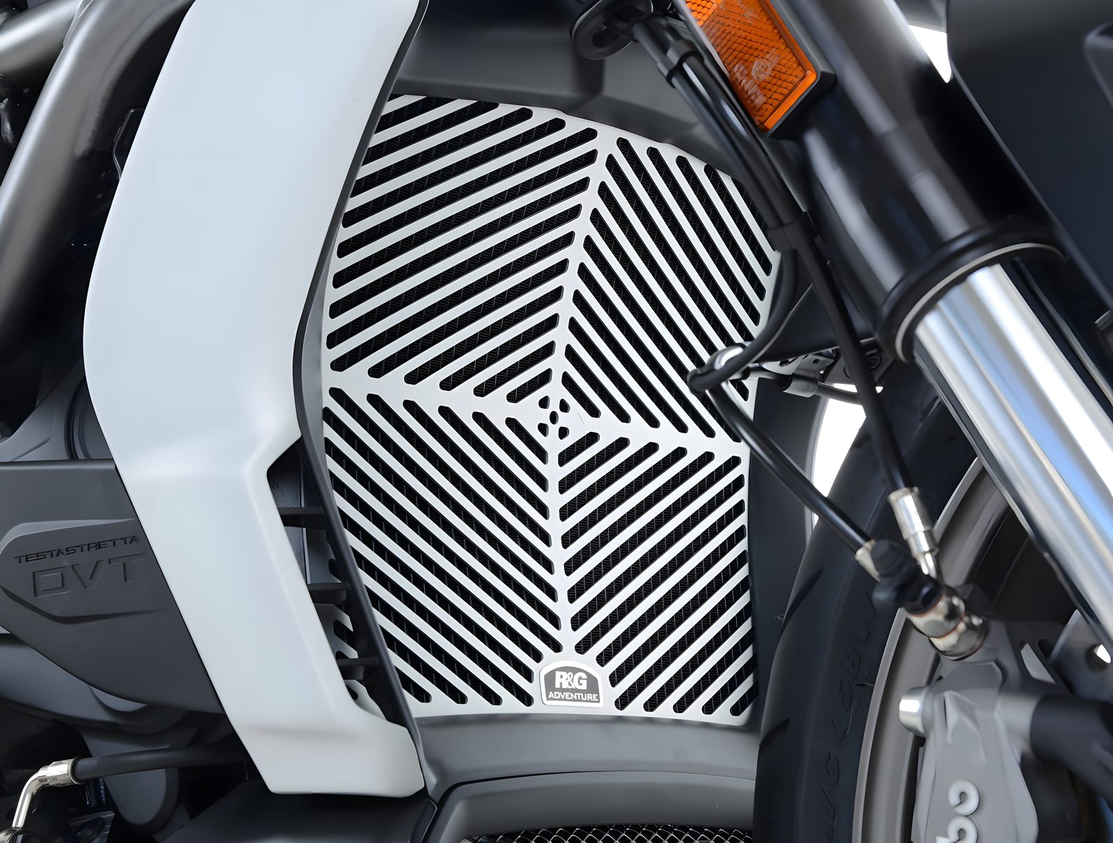 PROTEZIONE RADIATORE ALLUMINIO R&G PER DUCATI XDIAVEL 2016 > 2020 SATINATO