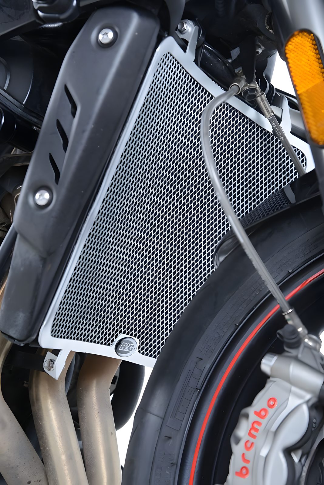 PROTEZIONE RADIATORE ACQUA R&G PER TRIUMPH STREET TRIPLE RS 765 2017 > 2025 NERO