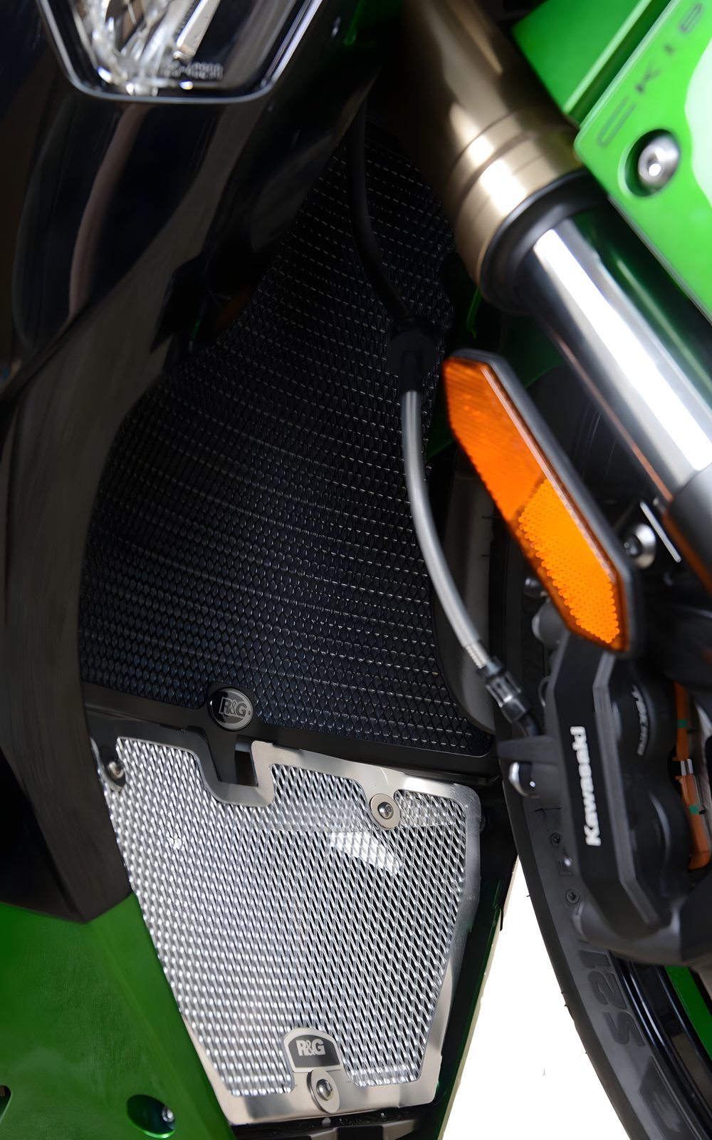 PROTEZIONE RADIATORE ACQUA R&G PER KAWASAKI Z H2 2020 > 2024 NERO RAD0231BK