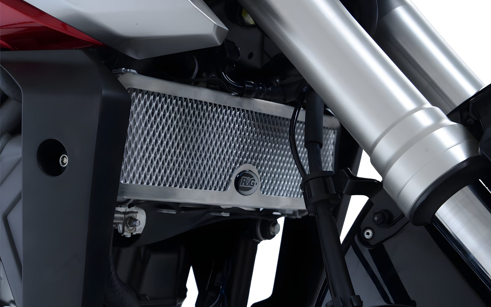 PROTEZIONE RADIATORE ACQUA R&G PER HONDA CB 125 R 2018 > 2024 TITANIO RAD0235TI