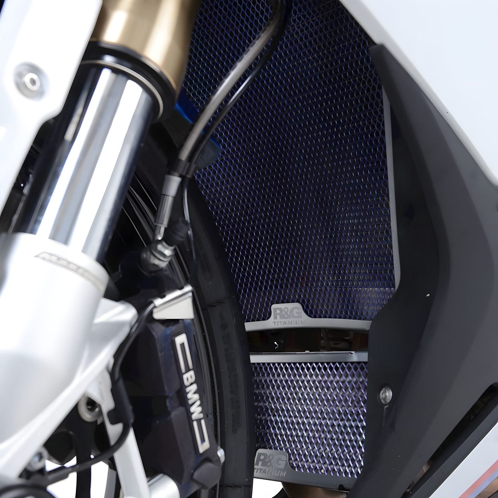 PROTEZIONE RADIATORE IN TITANIO R&G PER BMW S 1000 RR 2019 > 2022 RAD0247