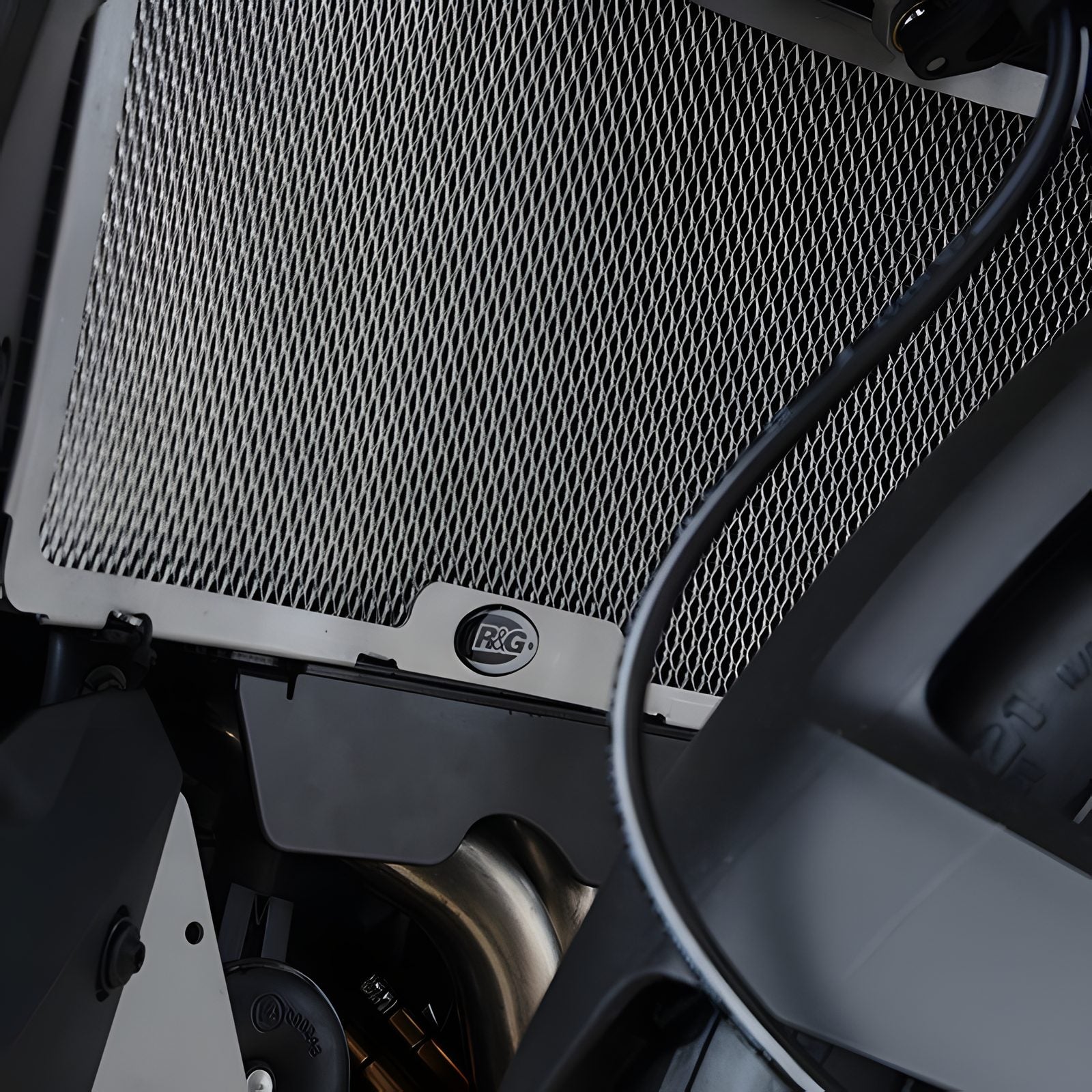 PROTEZIONE RADIATORE ACQUA R&G PER KTM 790 ADVENTURE 2019 > 2022 TITANIO