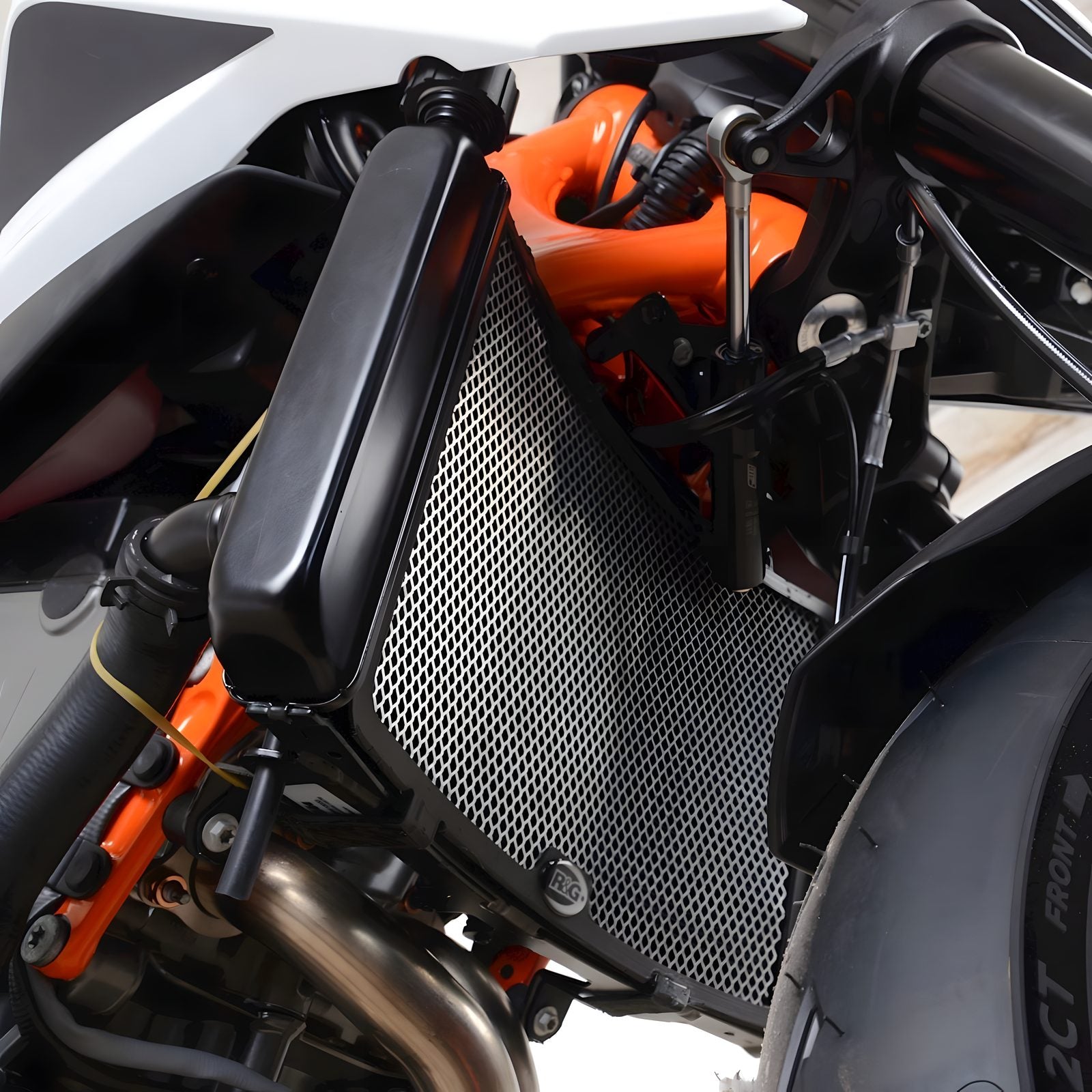 PROTEZIONE RADIATORE ACQUA R&G PER KTM 890 DUKE R 2020 > 2024 NERO RAD0260BK