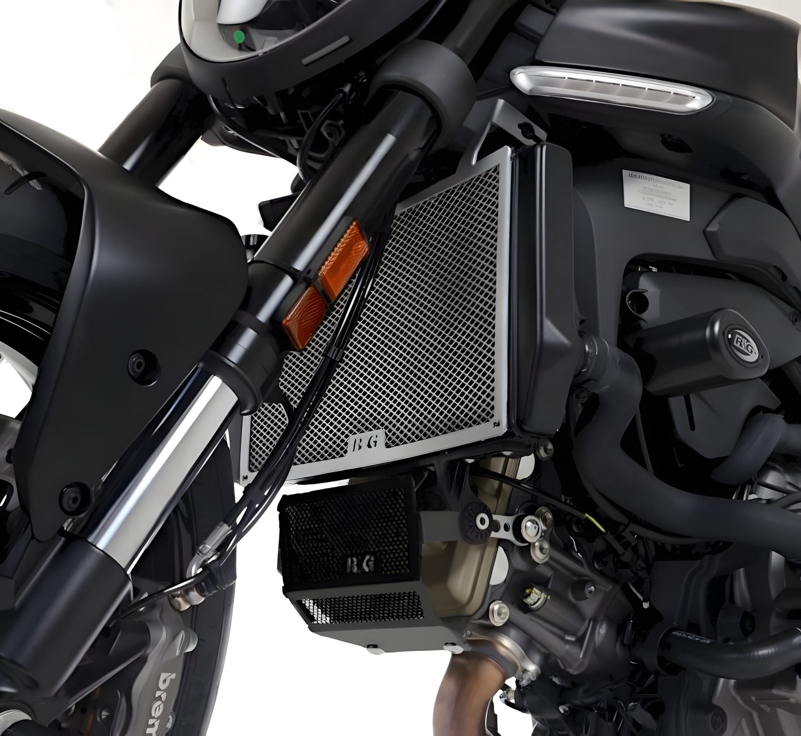 PROTEZIONE RADIATORE ACQUA R&G PER DUCATI MONSTER 950 2021 > 2025 NERO RAD0276BK