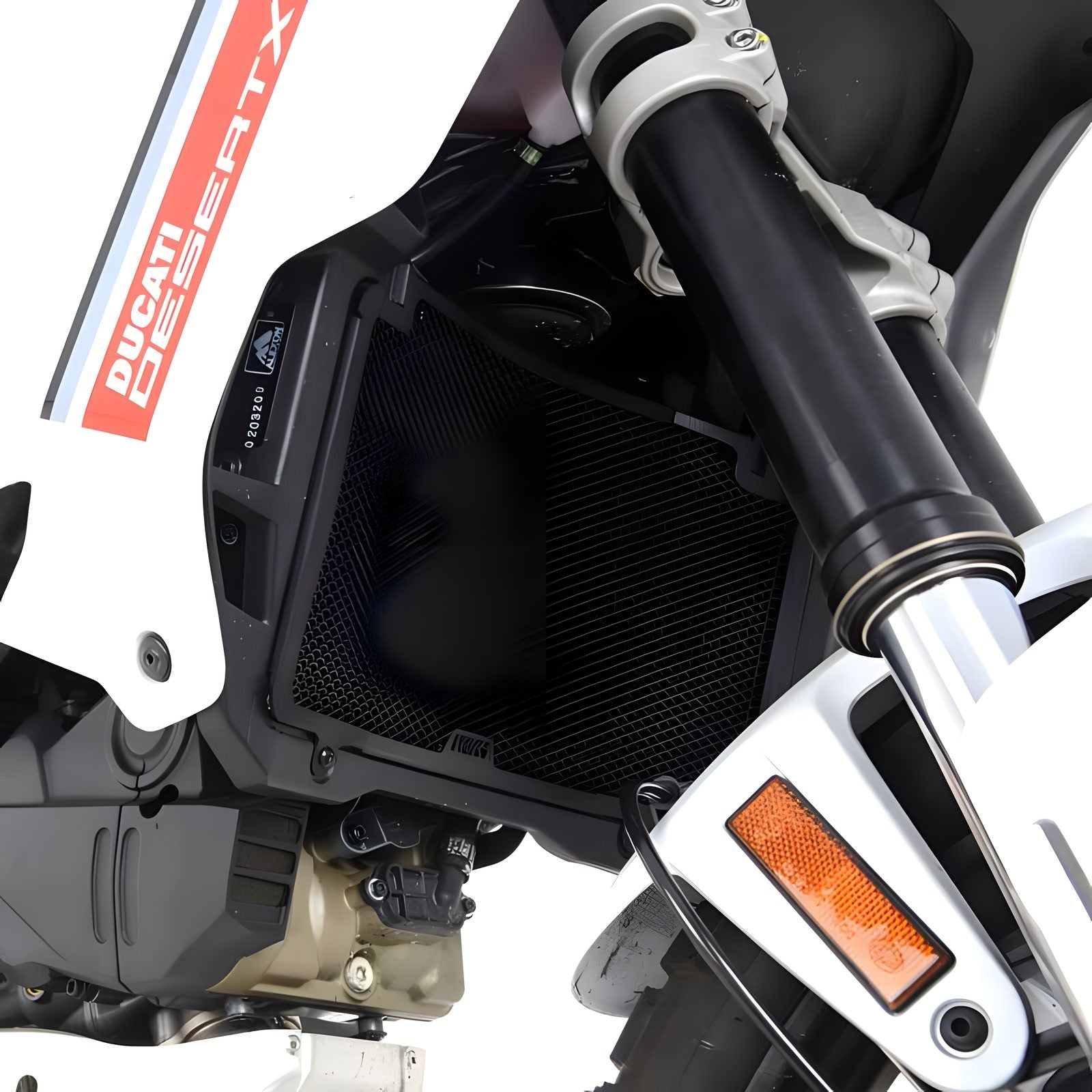 PROTEZIONE RADIATORE ACQUA R&G PER DUCATI DESERT X 2022 > 2024 NERO RAD0284BK