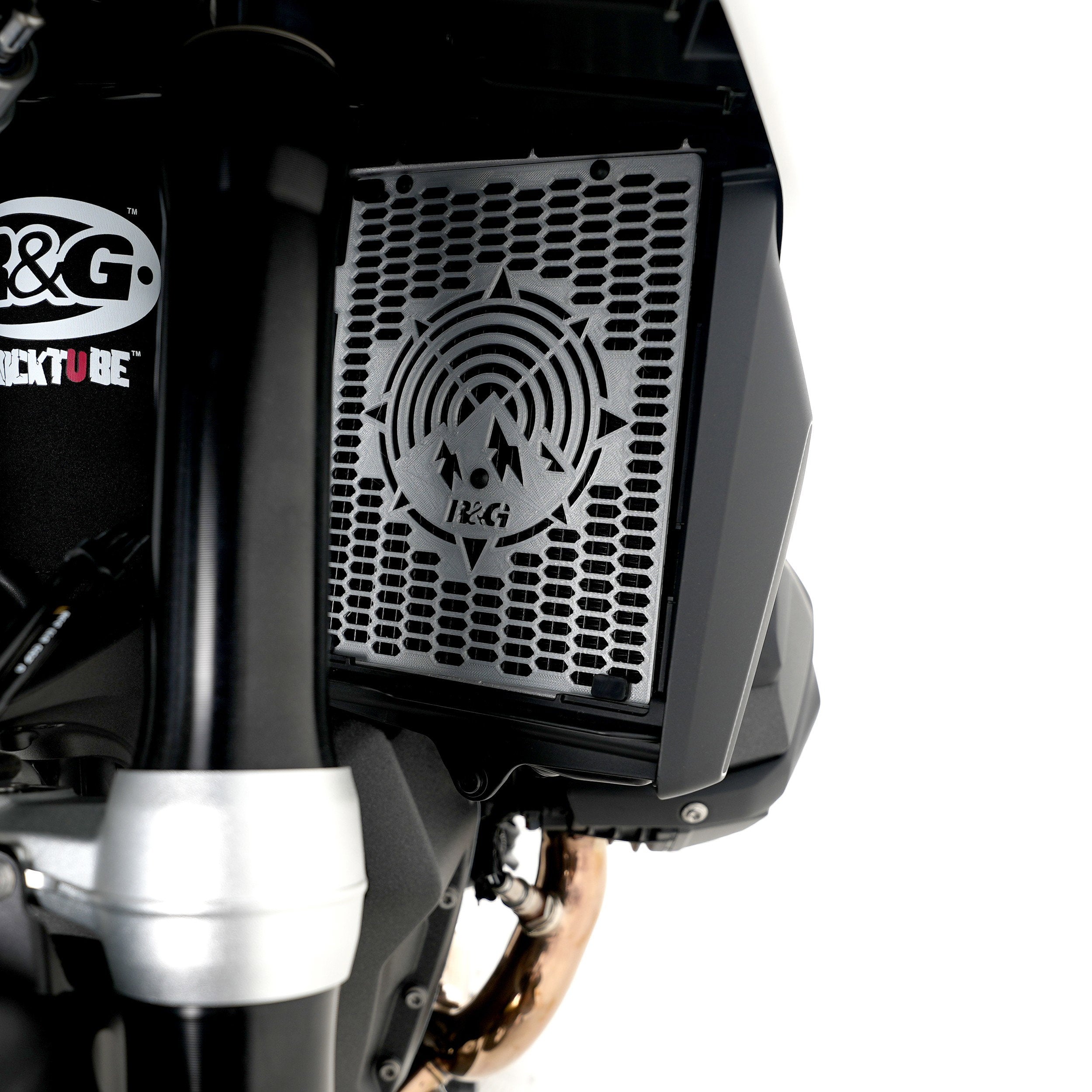 PROTEZIONE RADIATORE ACQUA TITANIO R&G PER BMW R 1300 GS 2023 > 2025 TITANIO
