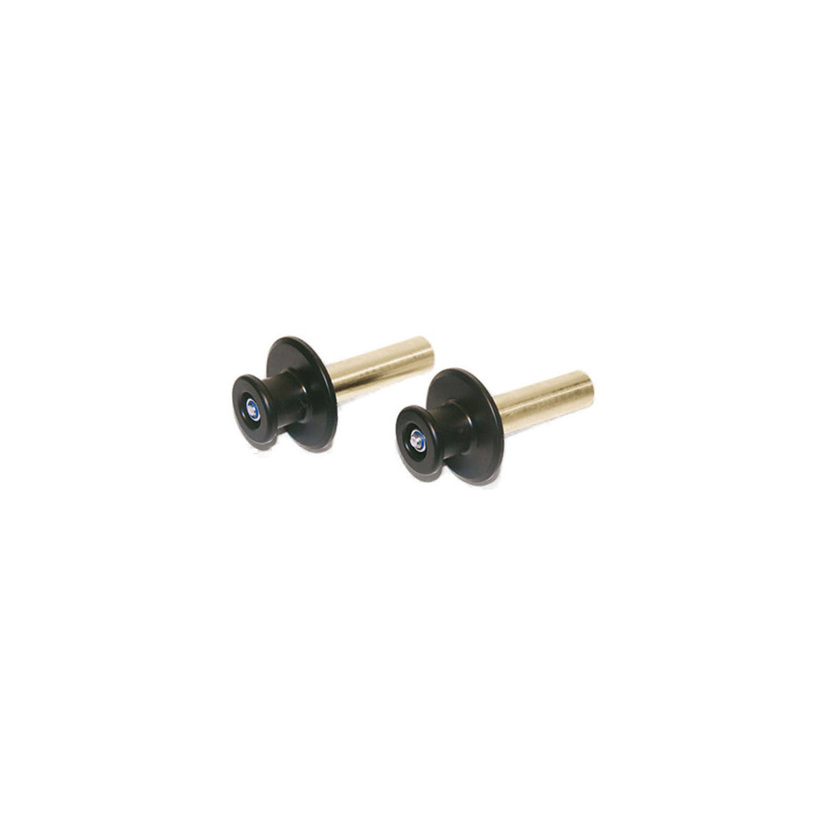 RULLI PER CAVALLETTO POSTERIORE IN ACCIAIO LIGHTECH COMPATIBILE PER COPPIA NERO RSF25