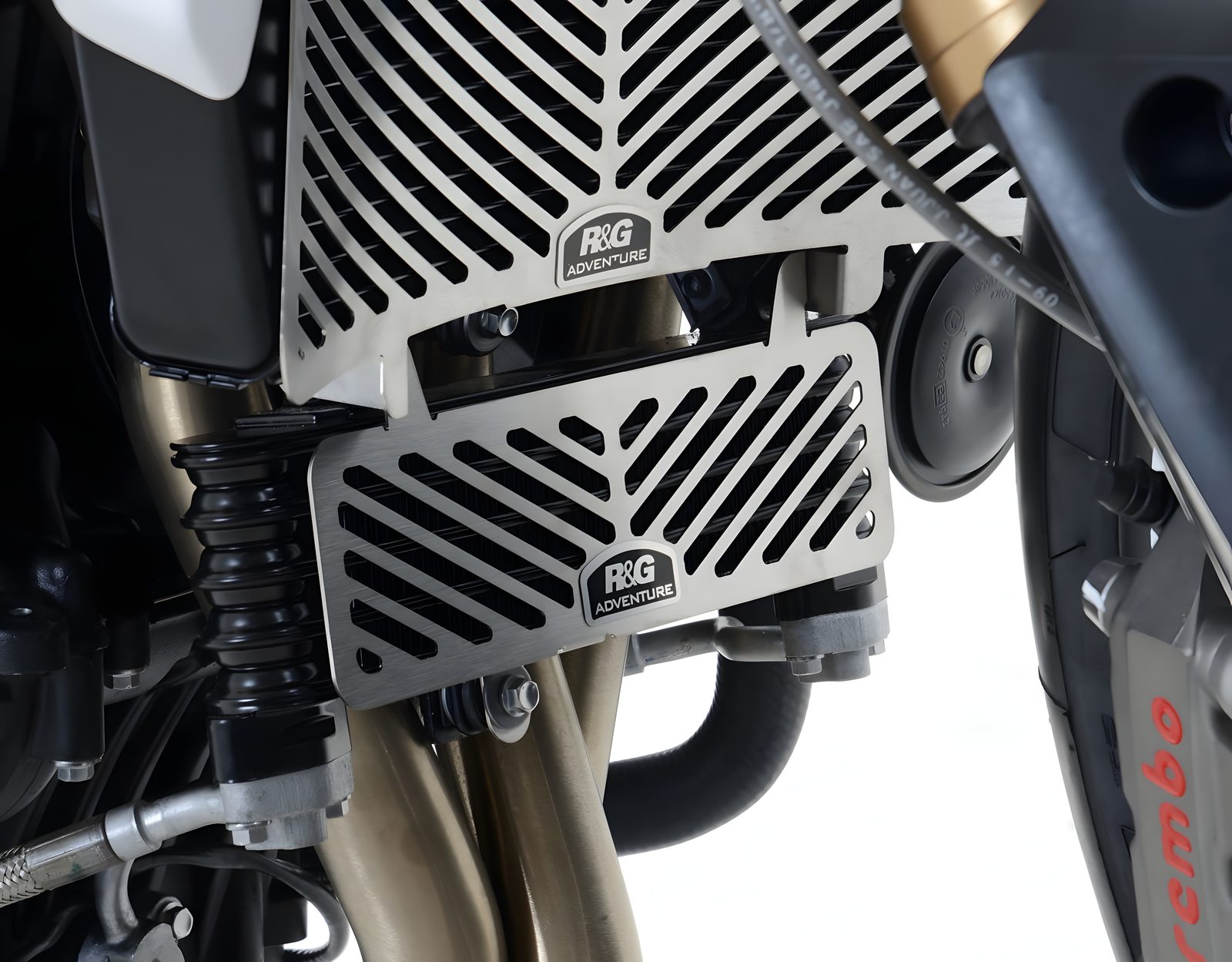 R&G PROTEZIONE RADIATORE OLIO ACCIAIO PER TRIUMPH SPEED TRIPLE S 2016 > 2018