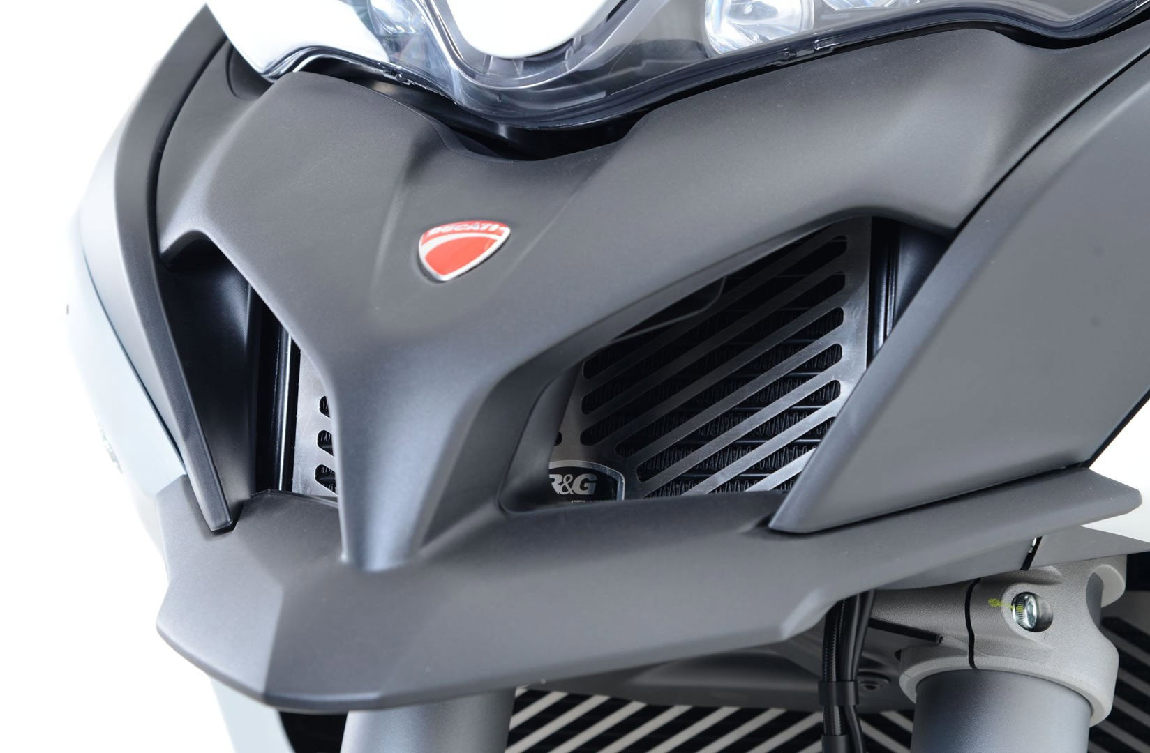 R&G PROT RADIATORE OLIO ACCIAIO PER DUCATI MULTISTRADA 1260 PIKES PEAK 2018 > 20