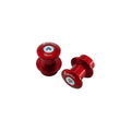 SUPPORTI PER CAVALLETTO IN ALLUMINIO M6 LIGHTECH COMPATIBILE PER TRIUMPH SPEED TRIPLE 1200 RS 2023 > 2024 COPPIA ROSSO SCV003ROS