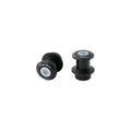SUPPORTI PER CAVALLETTO IN ALLUMINIO M8 LIGHTECH COMPATIBILE PER KAWASAKI NINJA 650 2023 > 2026 COPPIA NERO SCV004NER