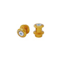SUPPORTI PER CAVALLETTO IN ALLUMINIO M8 LIGHTECH COMPATIBILE PER HONDA NC700X 2011 > 2011 COPPIA ORO SCV004ORO