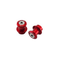 SUPPORTI PER CAVALLETTO IN ALLUMINIO M10 PASSO 1,25 LIGHTECH COMPATIBILE PER CF-MOTO 450SR 2023 > 2026 COPPIA ROSSO SCV005ROS