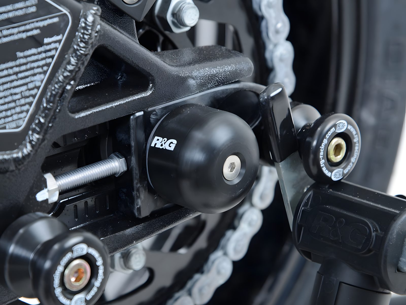 PROTEZIONE FORCELLONE R&G PER SUZUKI SV 1000 BIKINI 2003 > 2005 COPPIA NERO 57BK