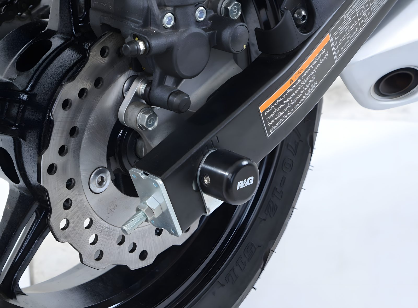 PROTEZIONE FORCELLONE R&G PER KAWASAKI Z 125 PRO 2016 > 2018 COPPIA SP0073BK