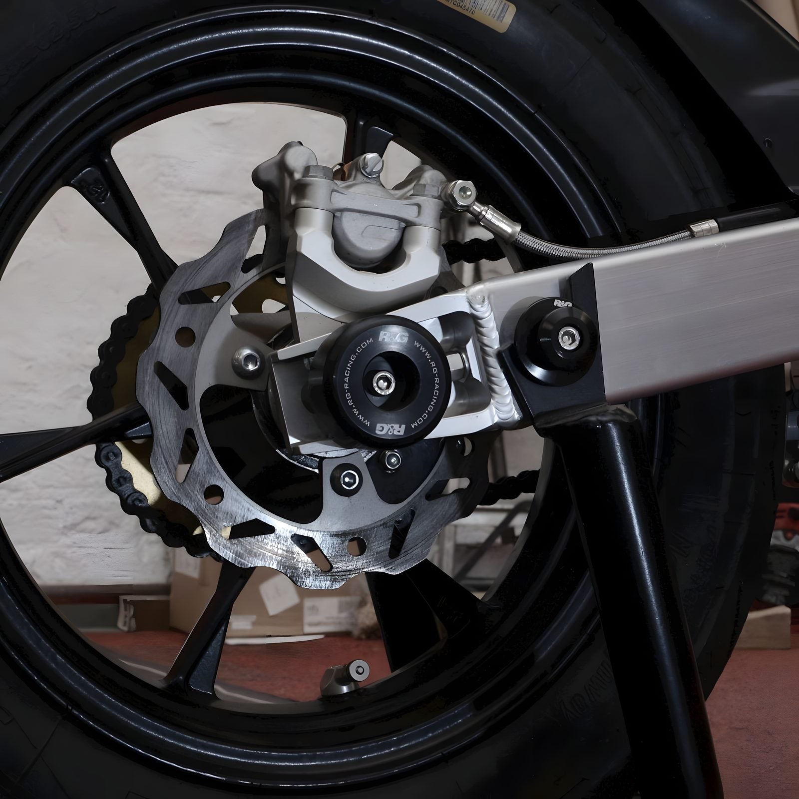 SLIDERS PROTEZIONE FORCELLONE R&G PER BUCCI BR12GP 2019 > 2020 NERO SP0094BK