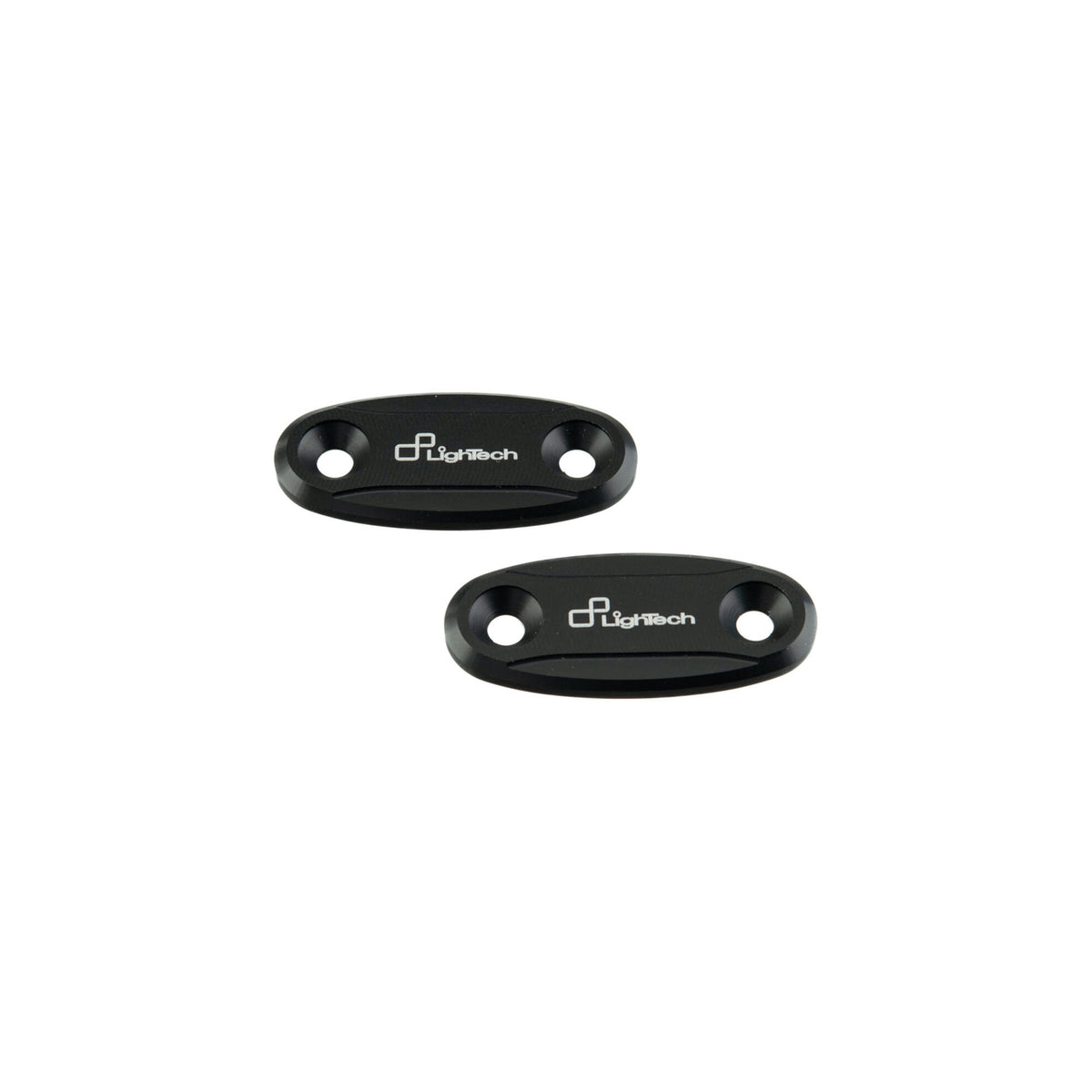 TAPPI SPECCHIO IN ALLUMINIO CNC LIGHTECH COMPATIBILE PER HONDA CBR600RR 2004 > 2025 COPPIA NERO SPE105NER