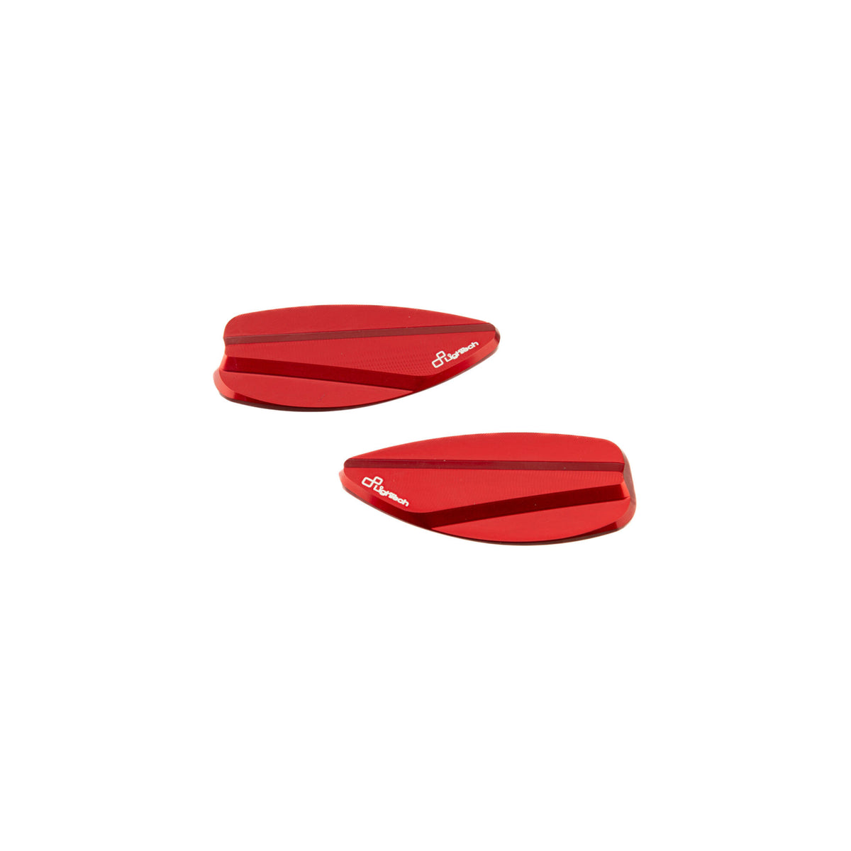 TAPPI SPECCHIO IN ALLUMINIO CNC LIGHTECH COMPATIBILE PER MV AGUSTA F3 800 2012 > 2025 COPPIA ROSSO SPE114ROS