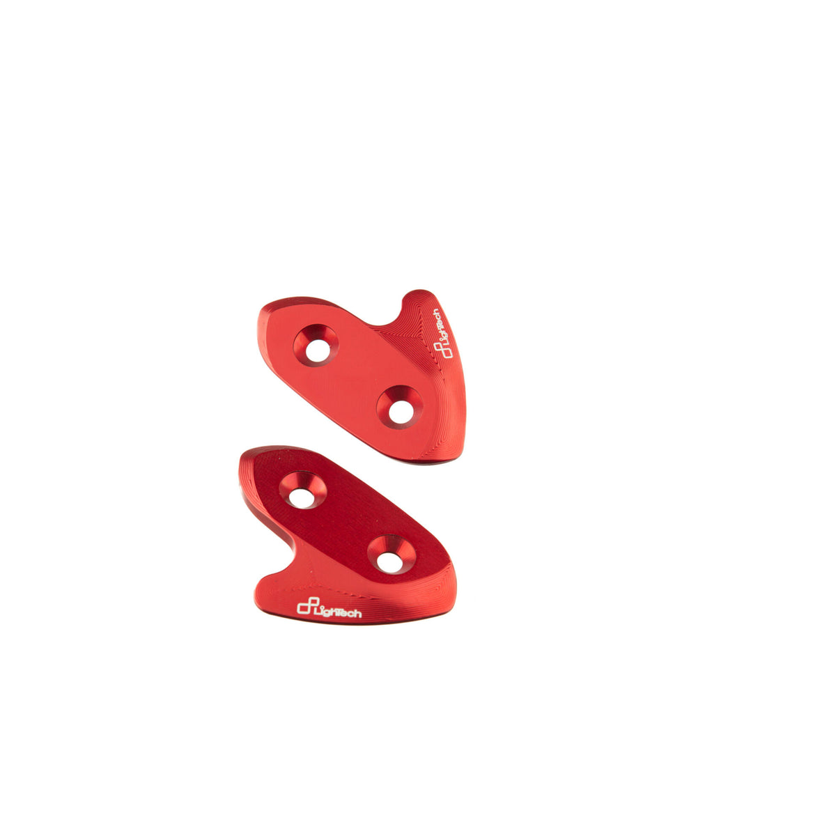 TAPPI SPECCHIO IN ALLUMINIO CNC LIGHTECH COMPATIBILE PER YAMAHA R1 2015 > 2019 COPPIA ROSSO SPE115ROS