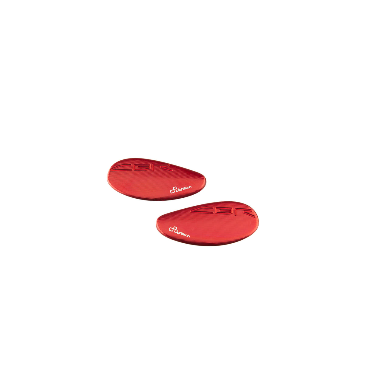 TAPPI SPECCHIO IN ALLUMINIO CNC LIGHTECH COMPATIBILE PER HONDA CBR1000RR R 2020 > 2024 COPPIA ROSSO SPE125ROS