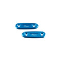 TAPPI SPECCHIO IN ALLUMINIO CNC LIGHTECH COMPATIBILE PER YAMAHA R3 2019 > 2024 COPPIA COBALTO SPE126COB