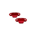 TAPPI SPECCHIO IN ALLUMINIO CNC LIGHTECH COMPATIBILE PER KAWASAKI ZX10R 2021 > 2025 COPPIA ROSSO SPE127ROS
