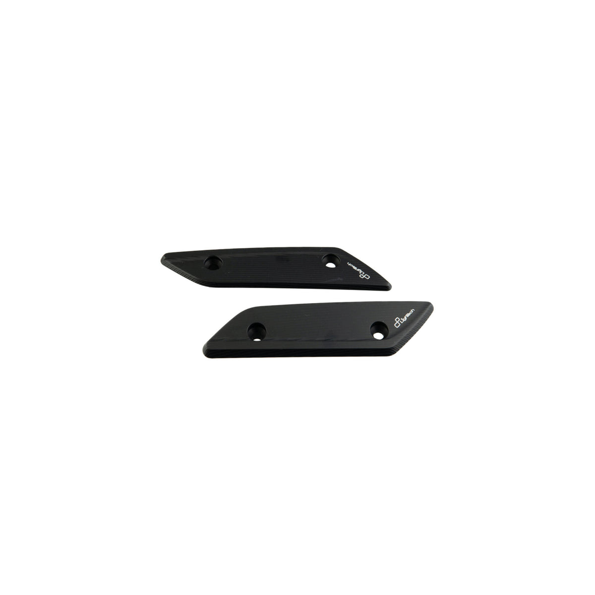 TAPPI SPECCHIO IN ALLUMINIO CNC LIGHTECH COMPATIBILE PER YAMAHA TMAX 560 2022 > 2024 COPPIA NERO SPE128NER
