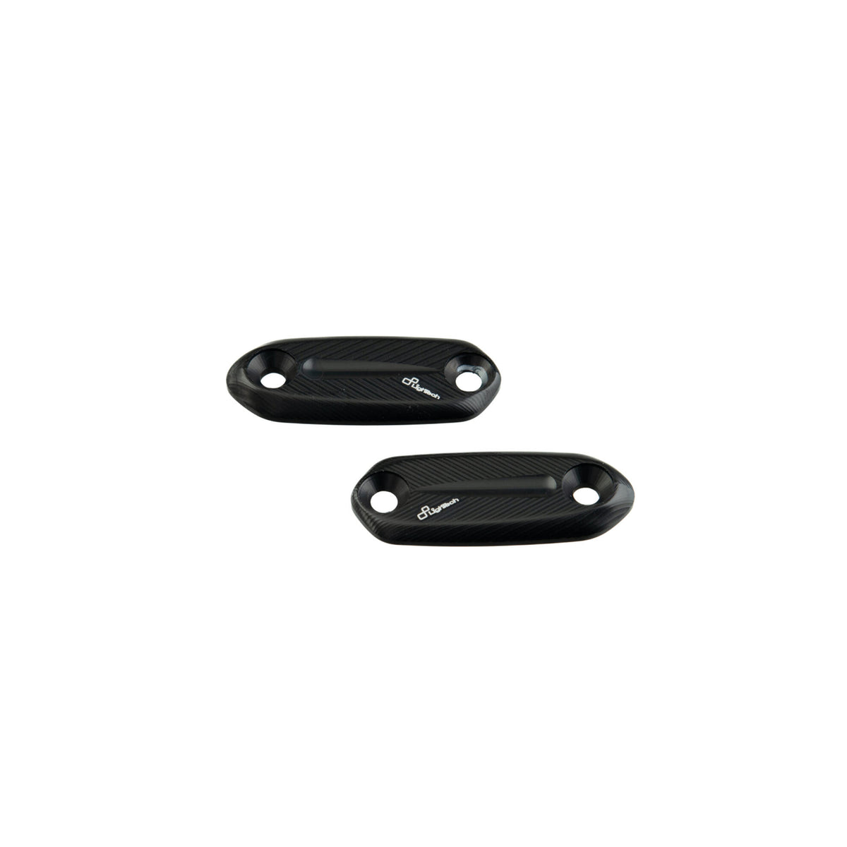 TAPPI SPECCHIO IN ALLUMINIO CNC LIGHTECH COMPATIBILE PER KAWASAKI ZX6R 2019 > 2024 COPPIA NERO SPE130NER