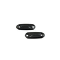 TAPPI SPECCHIO IN ALLUMINIO CNC LIGHTECH COMPATIBILE PER KAWASAKI NINJA 500 2024 > 2025 COPPIA NERO SPE130NER