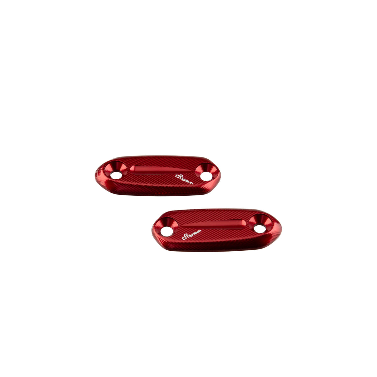 TAPPI SPECCHIO IN ALLUMINIO CNC LIGHTECH COMPATIBILE PER KAWASAKI ZX636 2019 > 2024 COPPIA ROSSO SPE130ROS