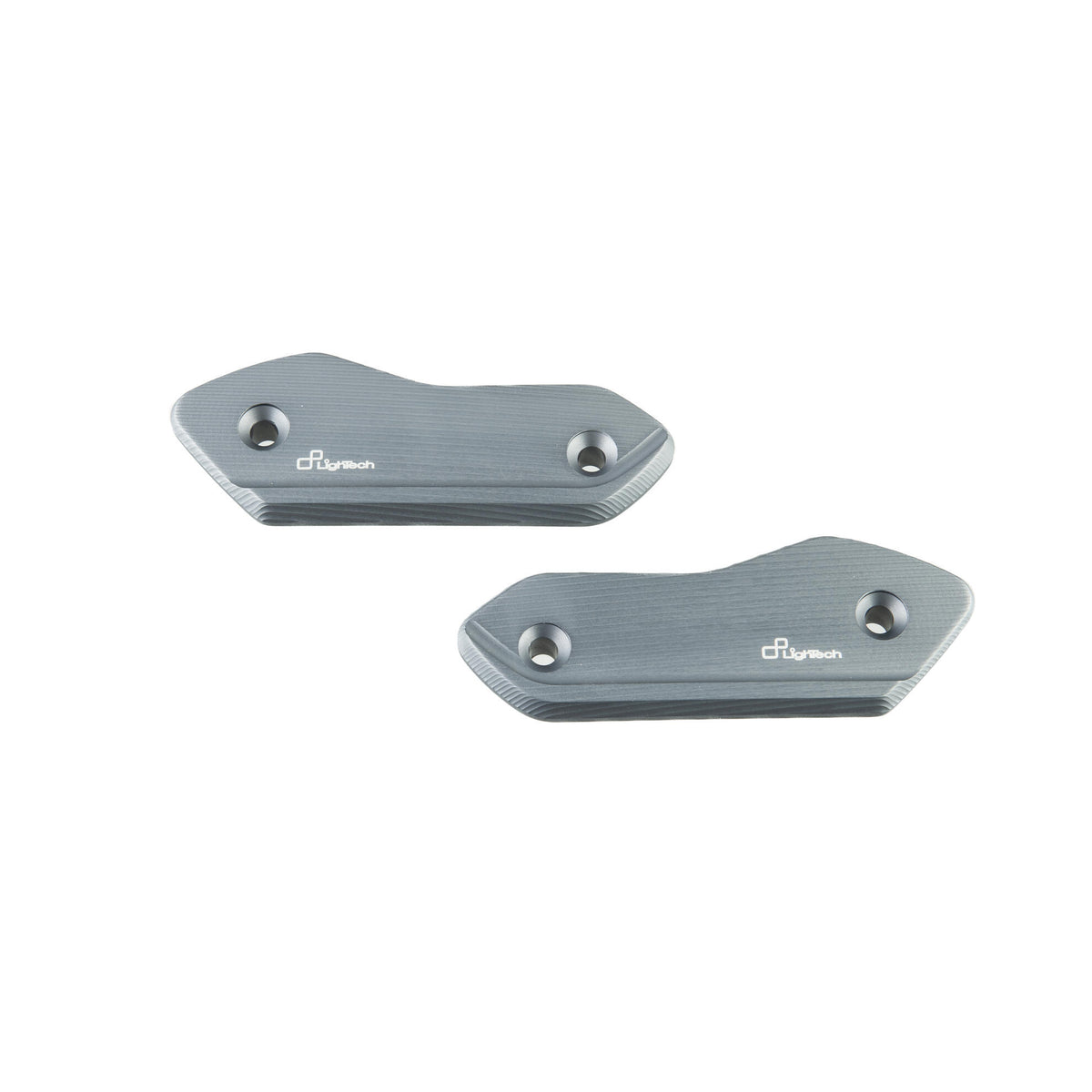 TAPPI SPECCHIO IN ALLUMINIO CNC LIGHTECH COMPATIBILE PER YAMAHA TMAX 560 2025 > 2026 COPPIA GRIGIO SPE131GRI