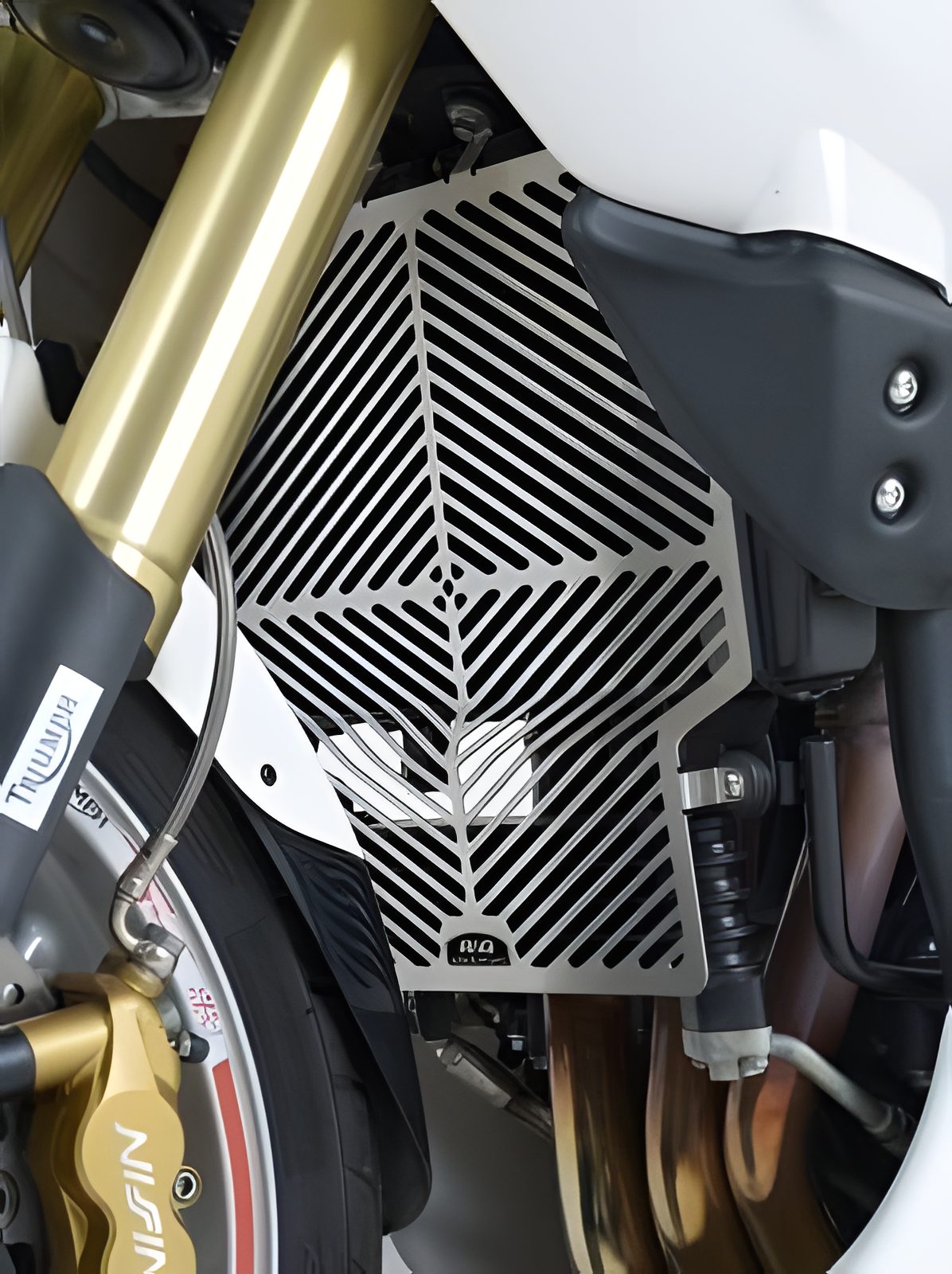 PROTEZIONE RADIATORE ACCIAIO R&G PER TRIUMPH TIGER 1050 SPORT 2013 > 2018 INOX