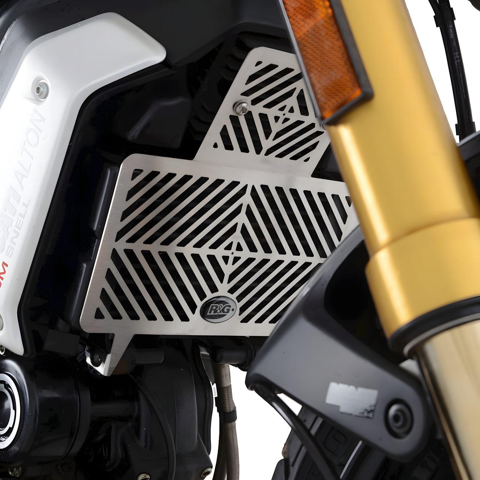 PROTEZIONE RADIATORE ACCIAIO R&G PER DUCATI SCRAMBLER 1100 2018 > 2020 INOX