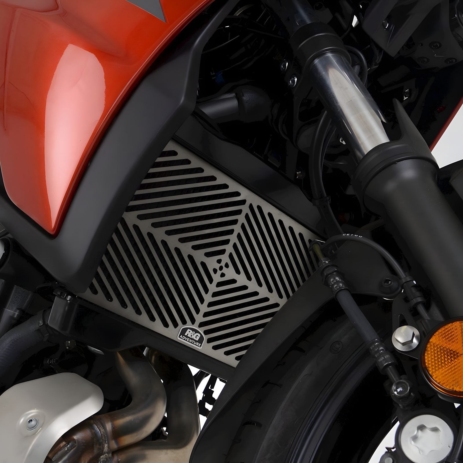 PROTEZIONE RADIATORE ACCIAIO R&G PER YAMAHA TRACER 7 GT 2021 > 2023 INOX