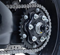 PROTEZIONE FORCELLONE R&G PER KTM 1290 SUPER DUKE / R / GT 2014 > 2024 ARANCIO