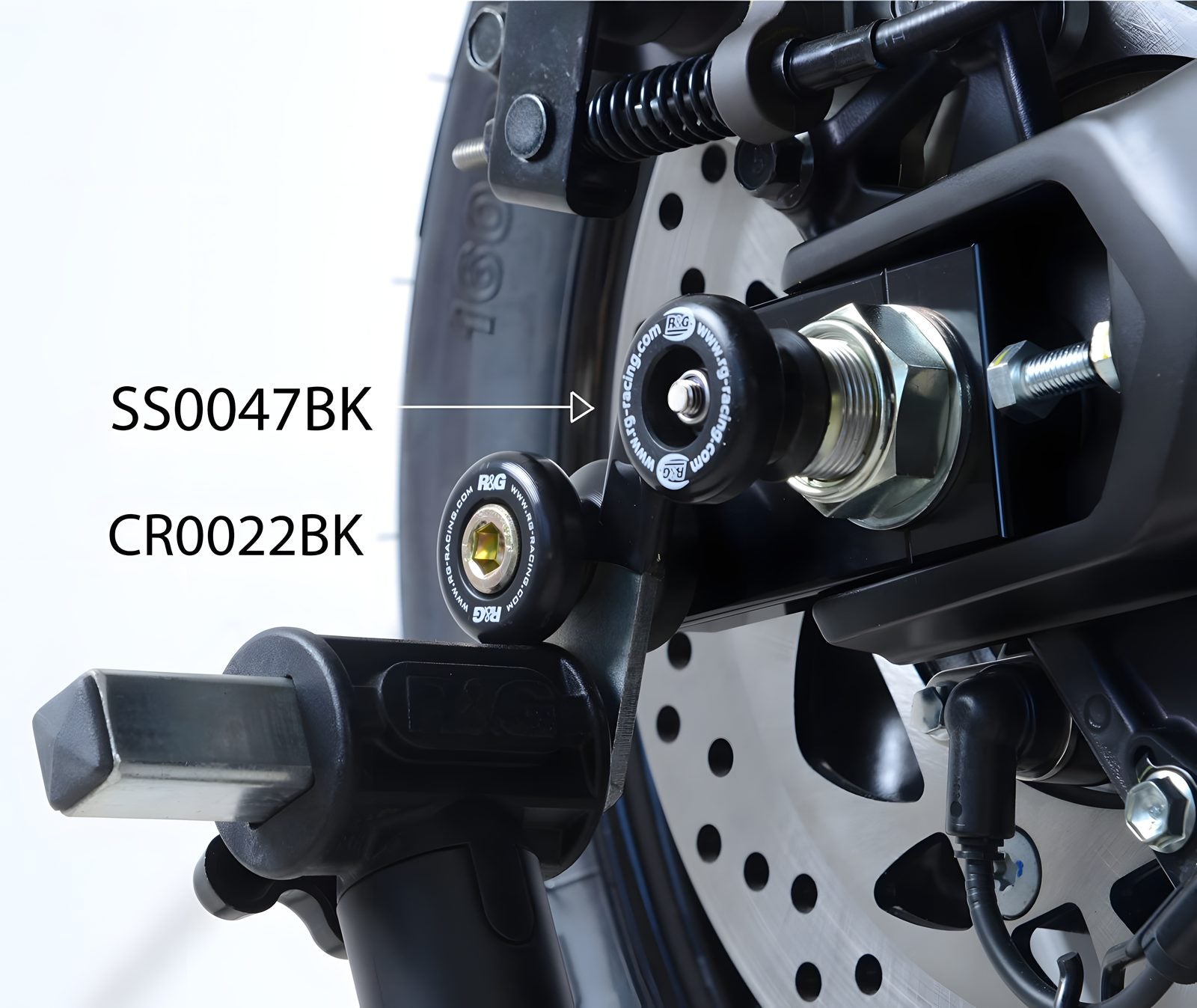 R&G PROTEZIONI FORCELLONE PER YAMAHA T MAX 530 2017 SS0047BK COPPIA NERO