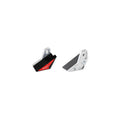 KIT PROTEZIONI TELAIO AMMORTIZZATE LIGHTECH COMPATIBILE PER APRILIA RSV4 2009 > 2014 COPPIA NERO/ROSSO STEAP105