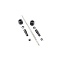 KIT PROTEZIONI TELAIO AMMORTIZZATE LIGHTECH COMPATIBILE PER DUCATI STREETFIGHTER 1100 2009 > 2015 COPPIA NERO STEDU203
