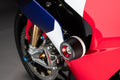 KIT PROTEZIONI TELAIO AMMORTIZZATE LIGHTECH COMPATIBILE PER HONDA CBR1000RR R SP 2020 > 2024 COPPIA NERO STEHO216