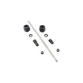 KIT PROTEZIONI TELAIO AMMORTIZZATE LIGHTECH COMPATIBILE PER SUZUKI SV 650 2016 > 2024 COPPIA NERO STESU213