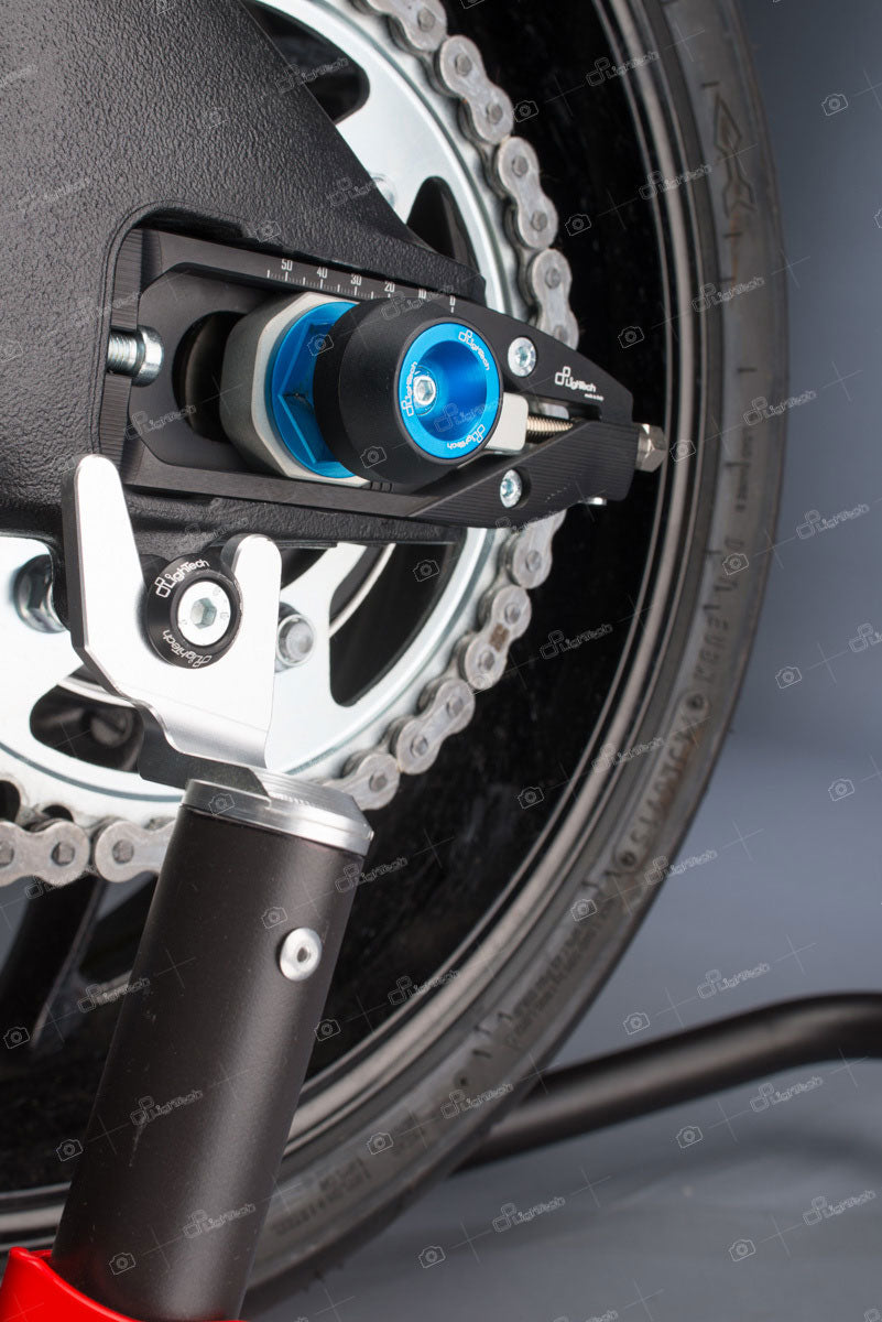 TENDITORI CATENA LIGHTECH COMPATIBILE PER BMW S 1000 RR 2019 2020 2021 2022 2023 NERO TEBM003NER